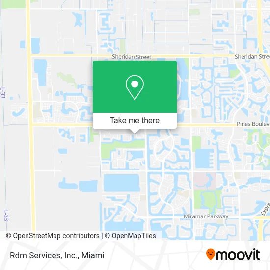 Rdm Services, Inc. map
