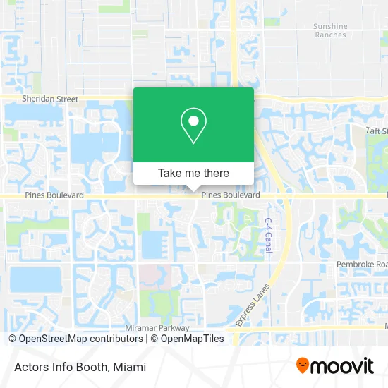Actors Info Booth map