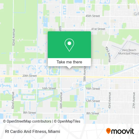 Rt Cardio And Fitness map