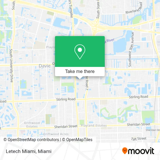 Letech Miami map