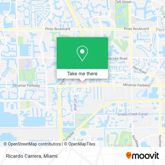 Ricardo Carrera map