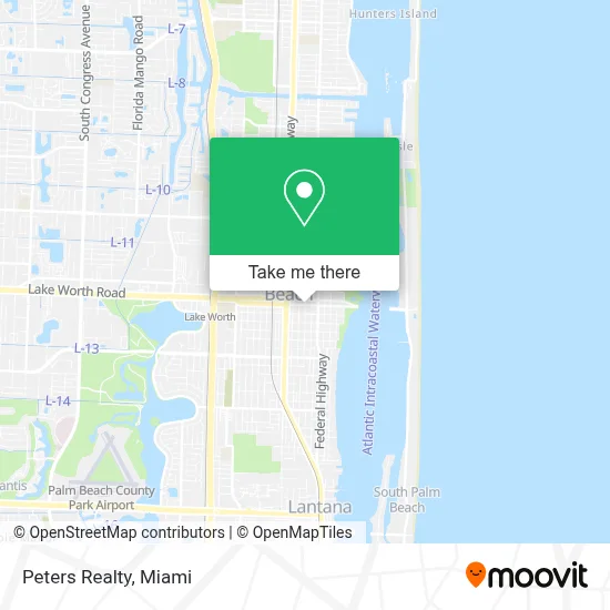 Peters Realty map
