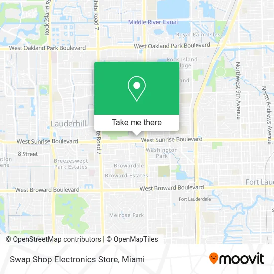 Swap Shop Electronics Store map