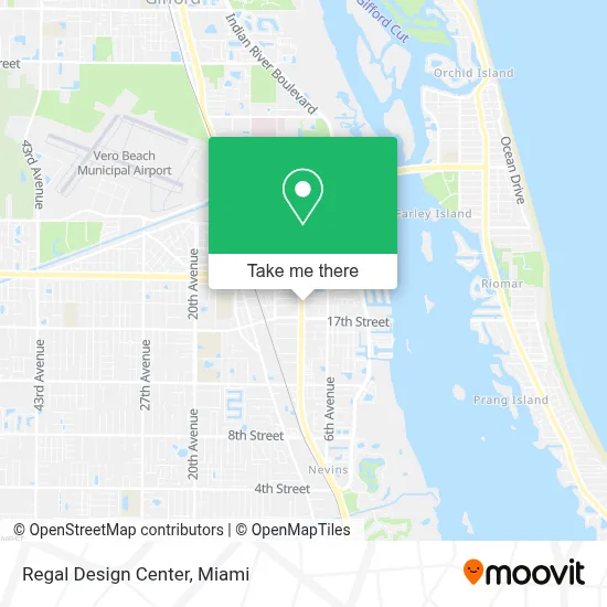 Regal Design Center map