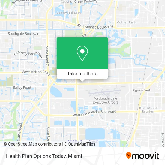 Health Plan Options Today map