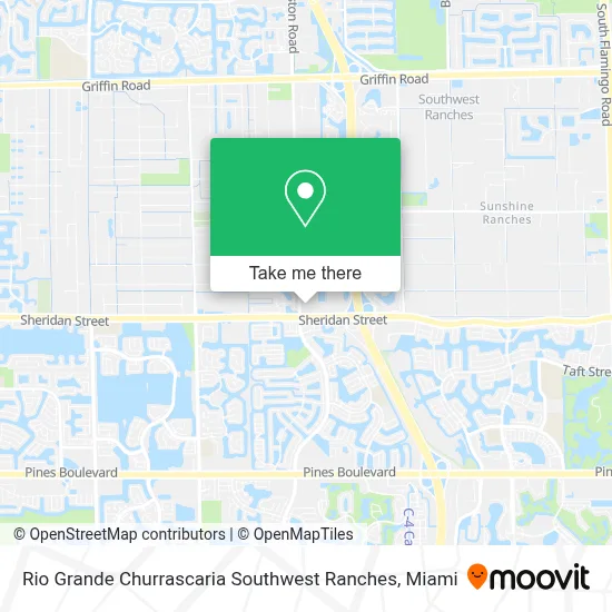 Rio Grande Churrascaria Southwest Ranches map