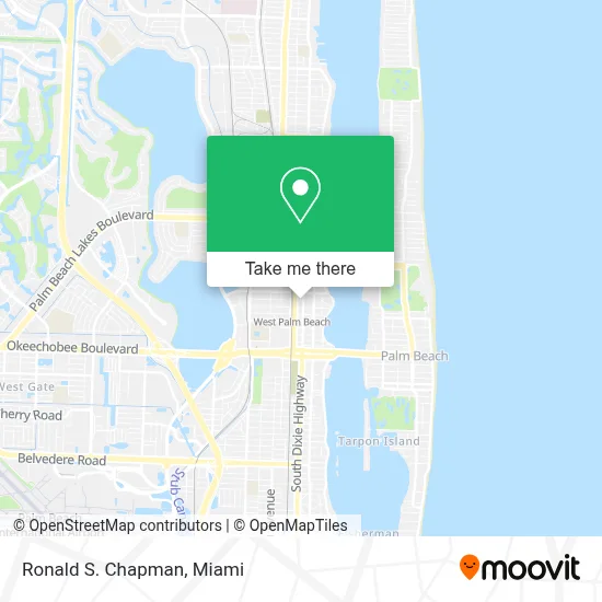 Ronald S. Chapman map