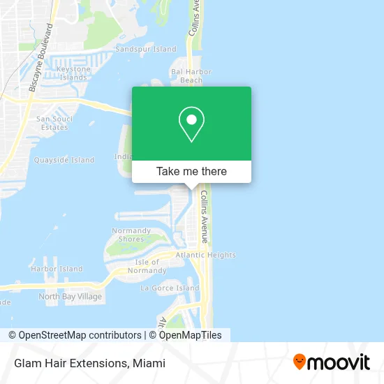 Glam Hair Extensions map