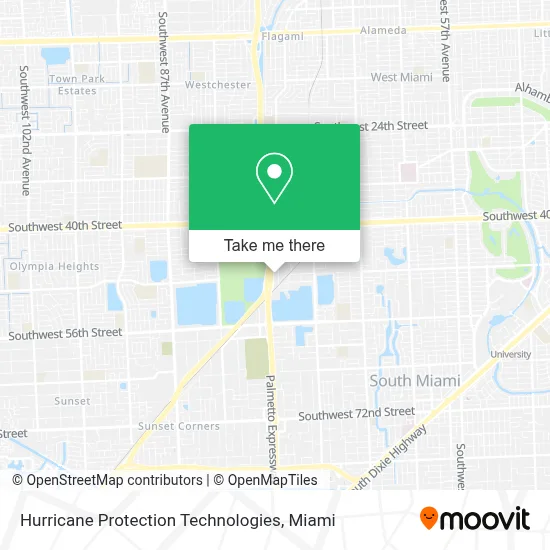 Hurricane Protection Technologies map