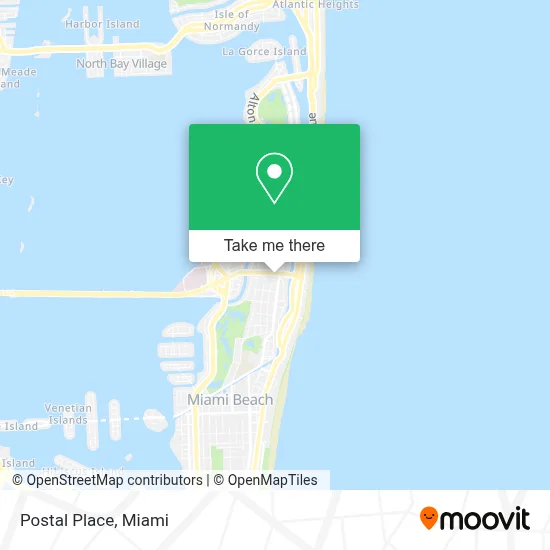 Postal Place map