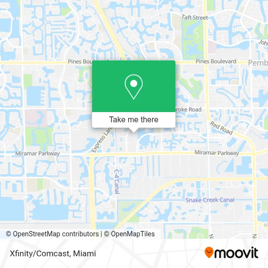 Xfinity/Comcast map