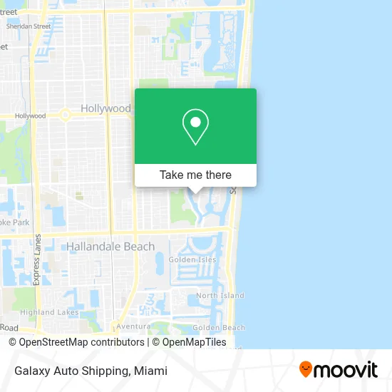 Galaxy Auto Shipping map
