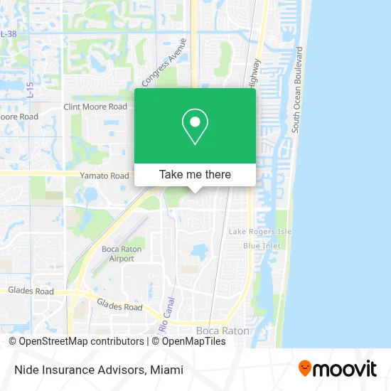 Nide Insurance Advisors map