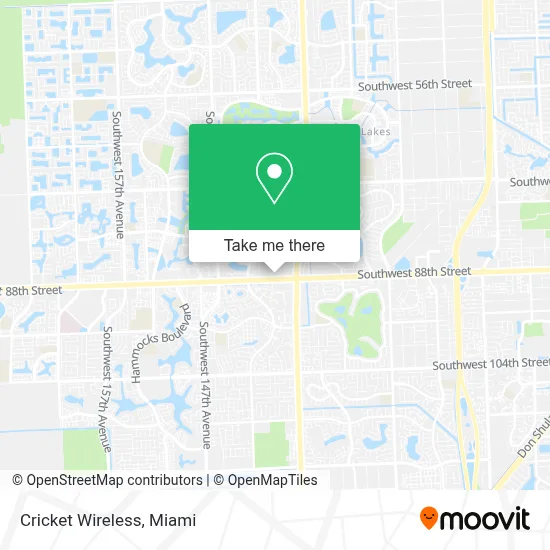 Cricket Wireless map