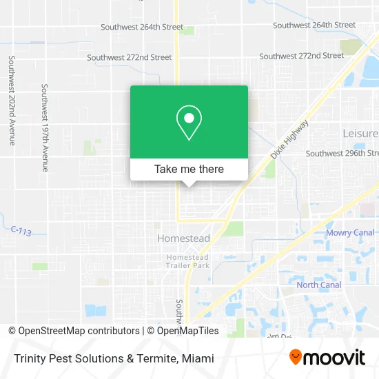 Trinity Pest Solutions & Termite map