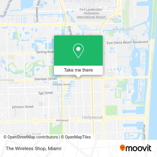 The Wireless Shop map