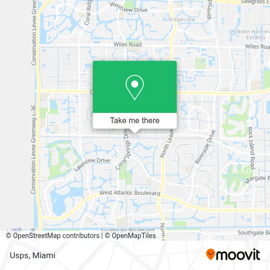 Usps map