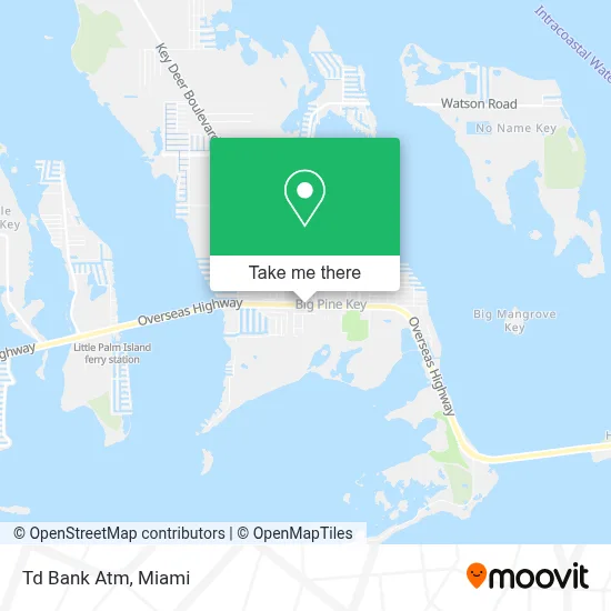 Td Bank Atm map