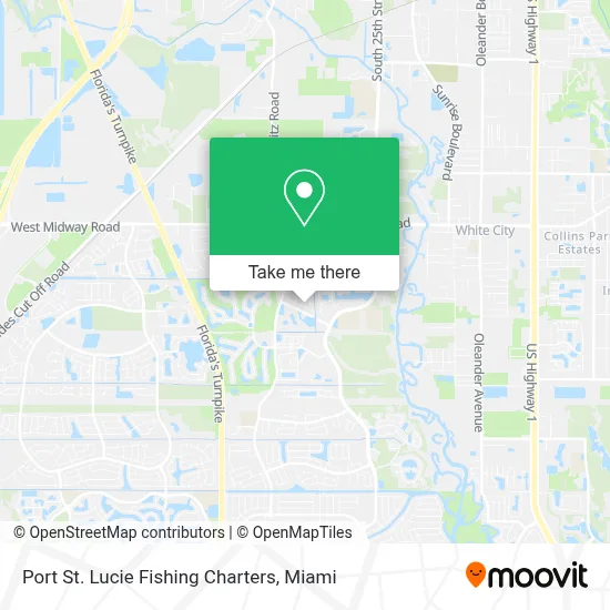 Port St. Lucie Fishing Charters map