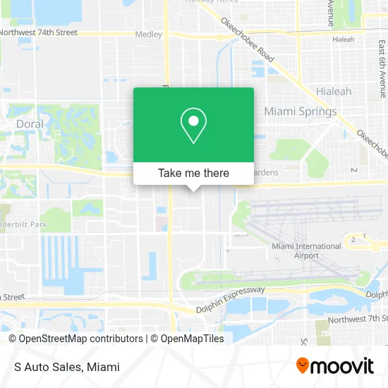 S Auto Sales map