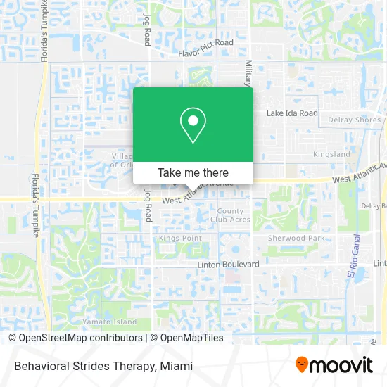Behavioral Strides Therapy map