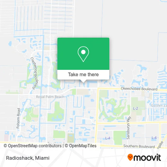 Radioshack map