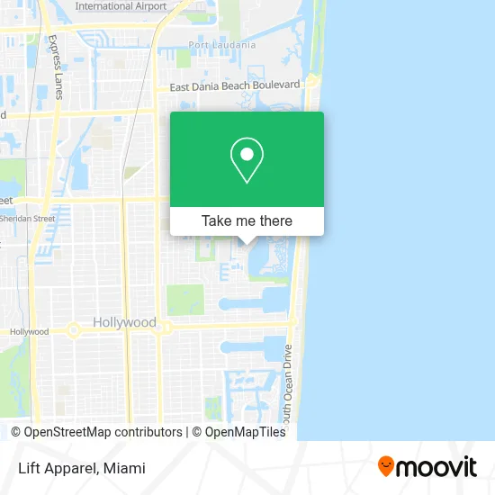 Lift Apparel map