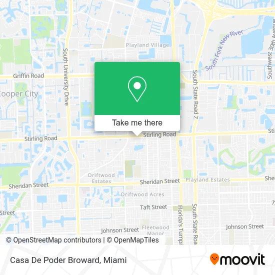 Casa De Poder Broward map