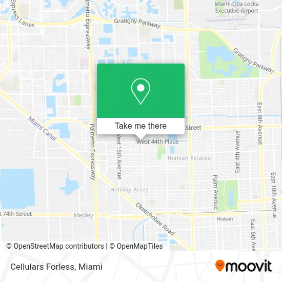 Cellulars Forless map
