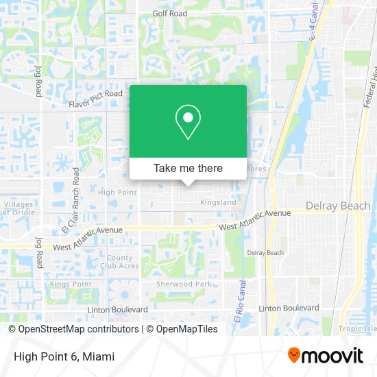High Point 6 map