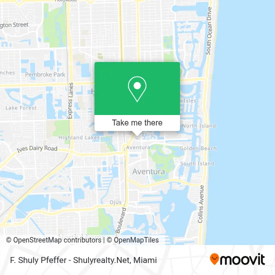 F. Shuly Pfeffer - Shulyrealty.Net map