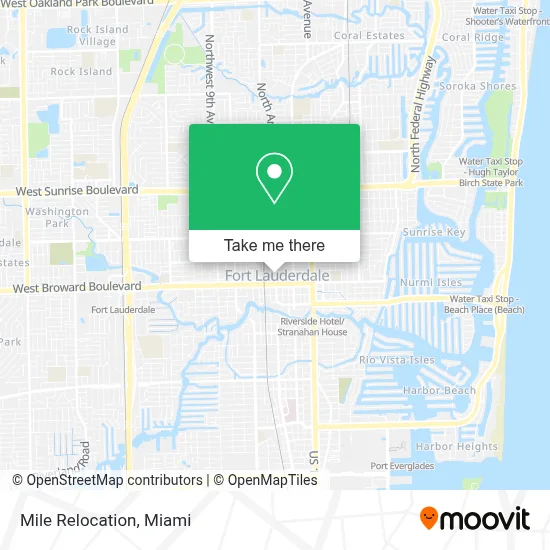 Mile Relocation map