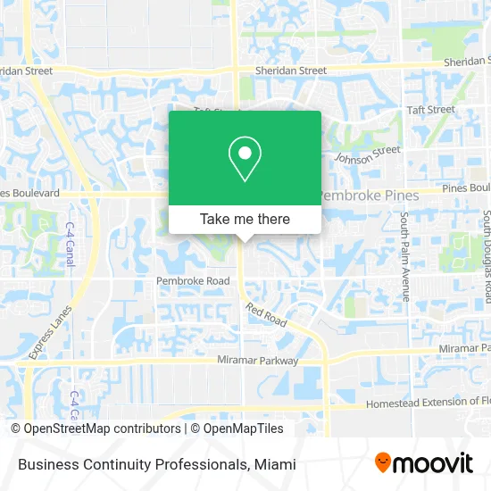 Business Continuity Professionals map