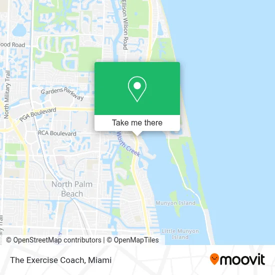 The Exercise Coach map
