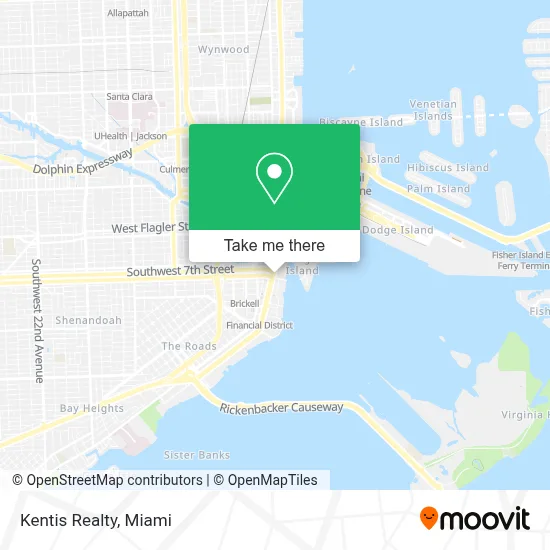 Kentis Realty map