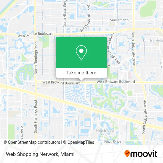 Web Shopping Network map