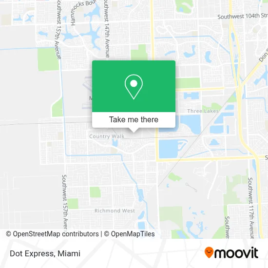Dot Express map