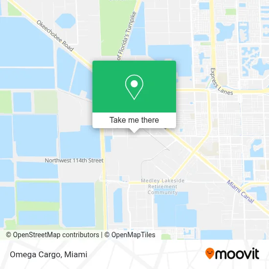 Omega Cargo map