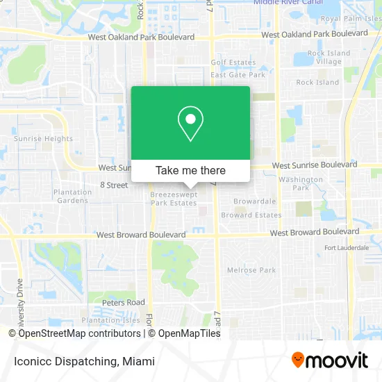 Iconicc Dispatching map