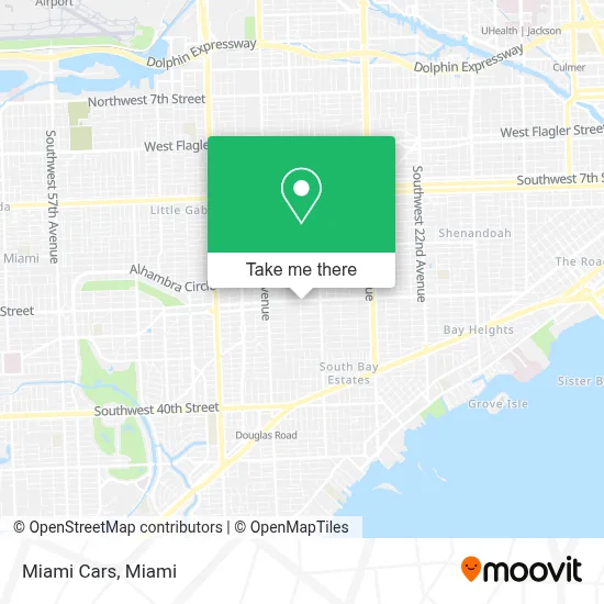 Miami Cars map