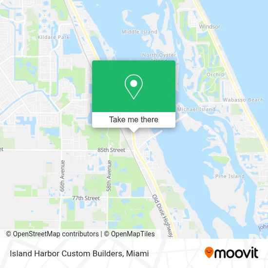 Island Harbor Custom Builders map