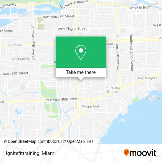 Ignitefittraining map