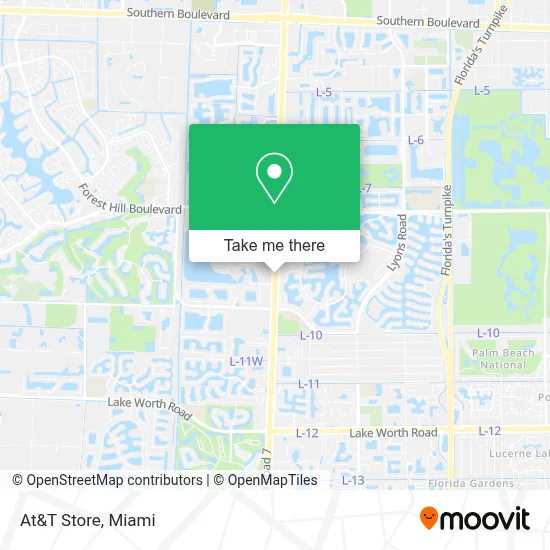 At&T Store map