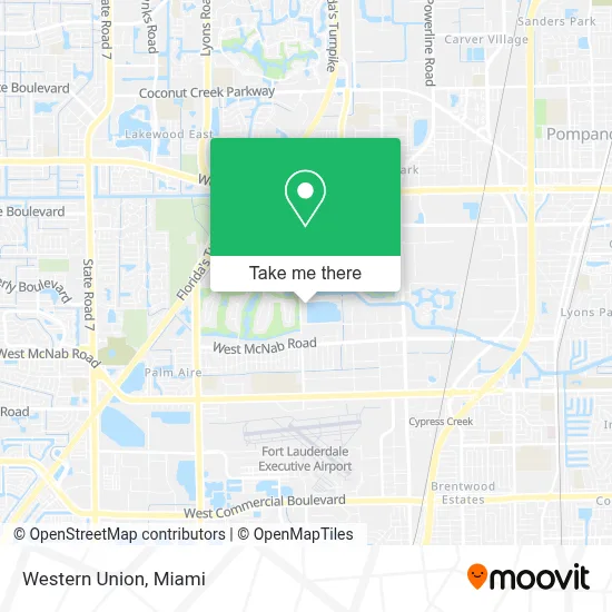 Western Union map