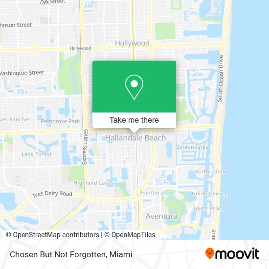 Chosen But Not Forgotten map