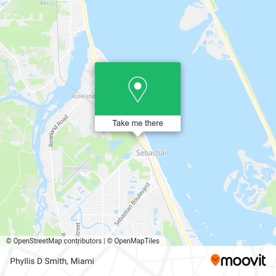 Phyllis D Smith map