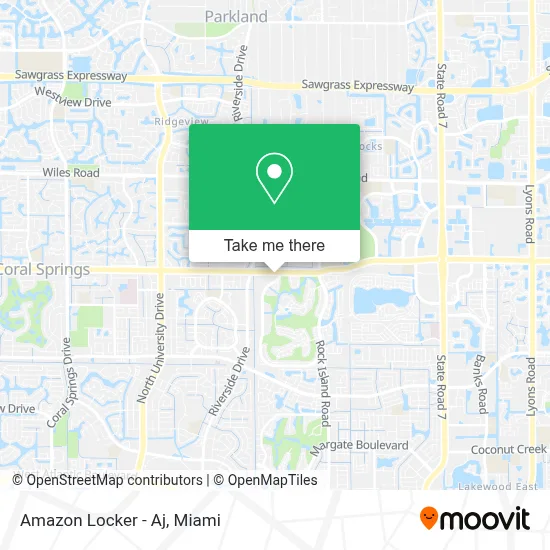 Amazon Locker - Aj map