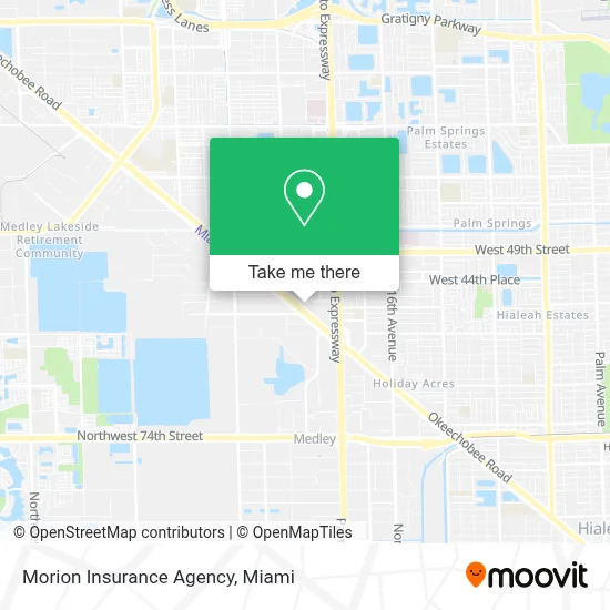 Morion Insurance Agency map