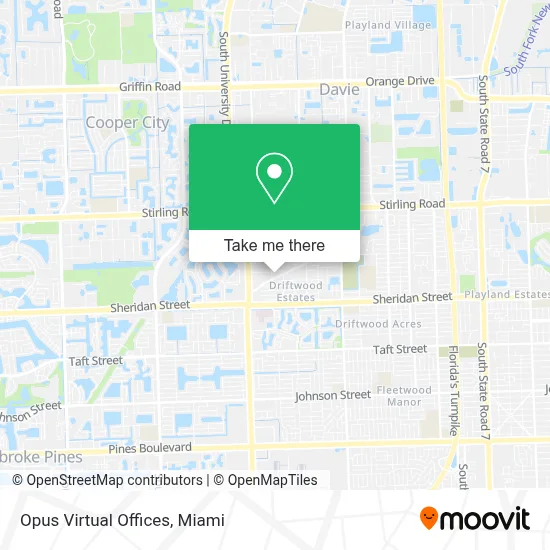 Opus Virtual Offices map