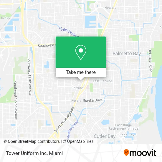 Tower Uniform Inc map